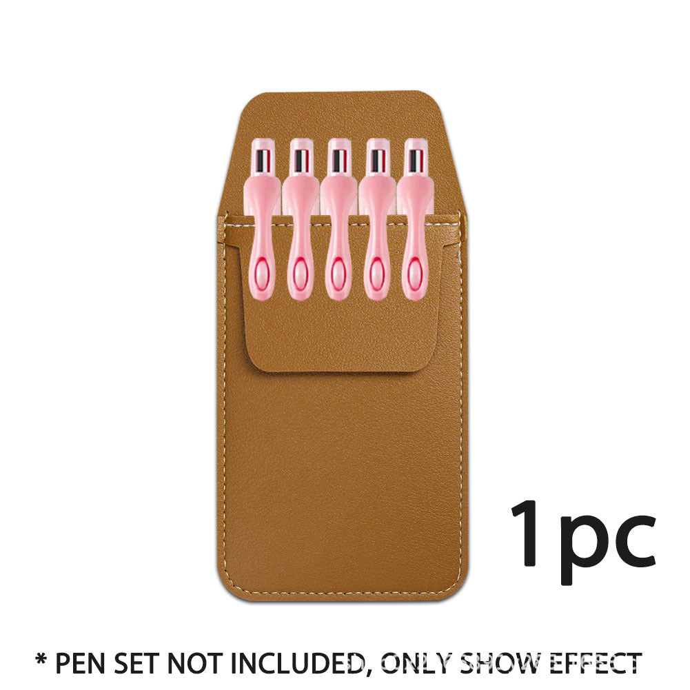 Stylish Leather Pencil Case Holder