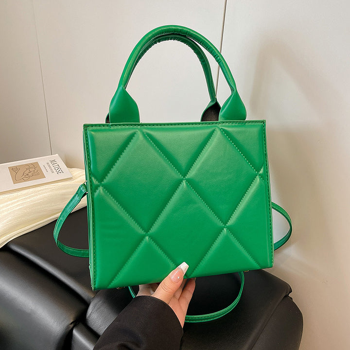 WoQuilted Faux Leather Handheld Tote Kalsten