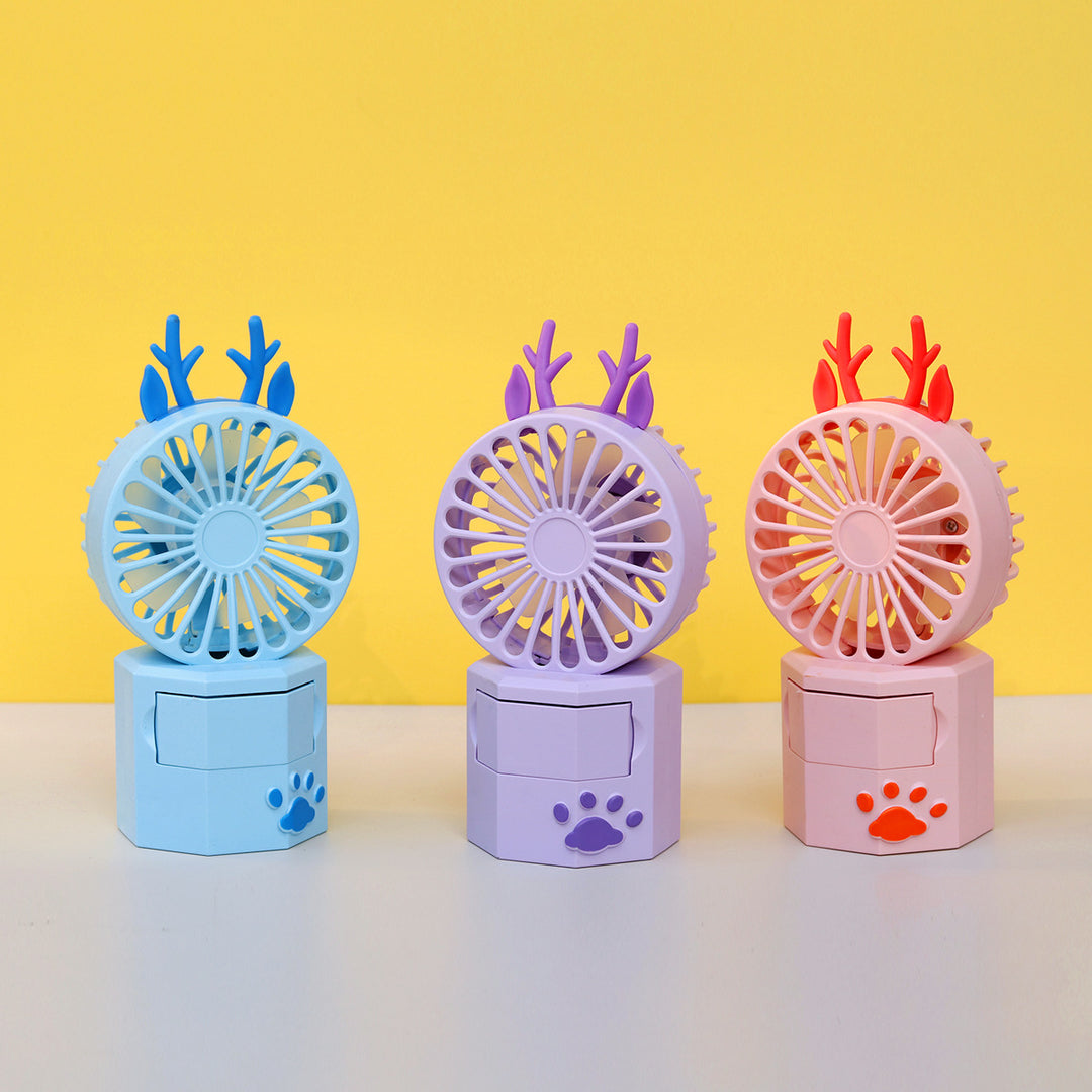 Unisex Portable Mini Fan with Animal Ears and USB Connection Kalsten