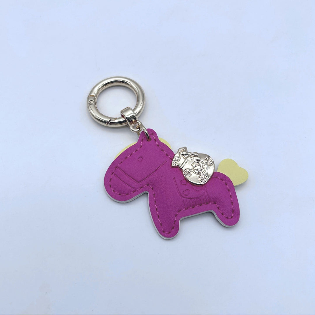 Animal-Shaped Leather Keychain Kalsten