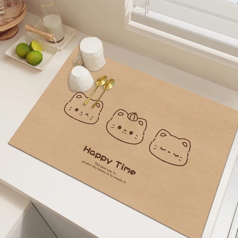 Cute Cartoon Dog Kitchen Mat Kalsten