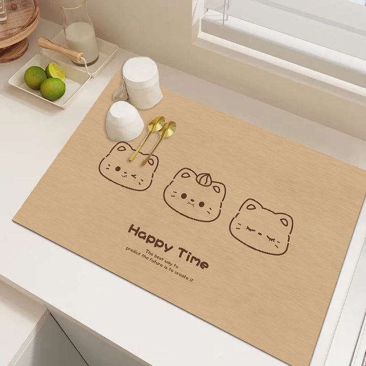 Cute Cartoon Dog Kitchen Mat Kalsten