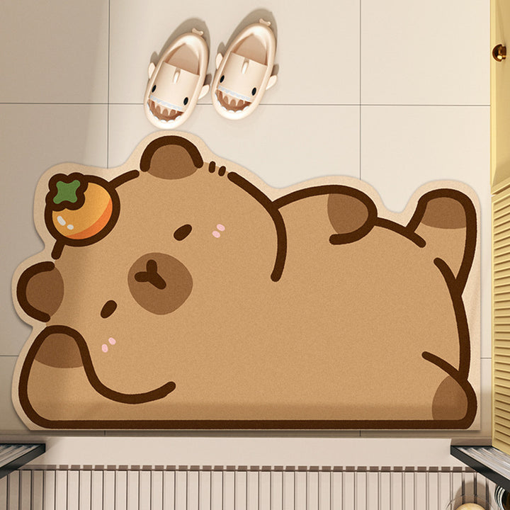 Cute Bear-Themed Plush Area Mat Kalsten
