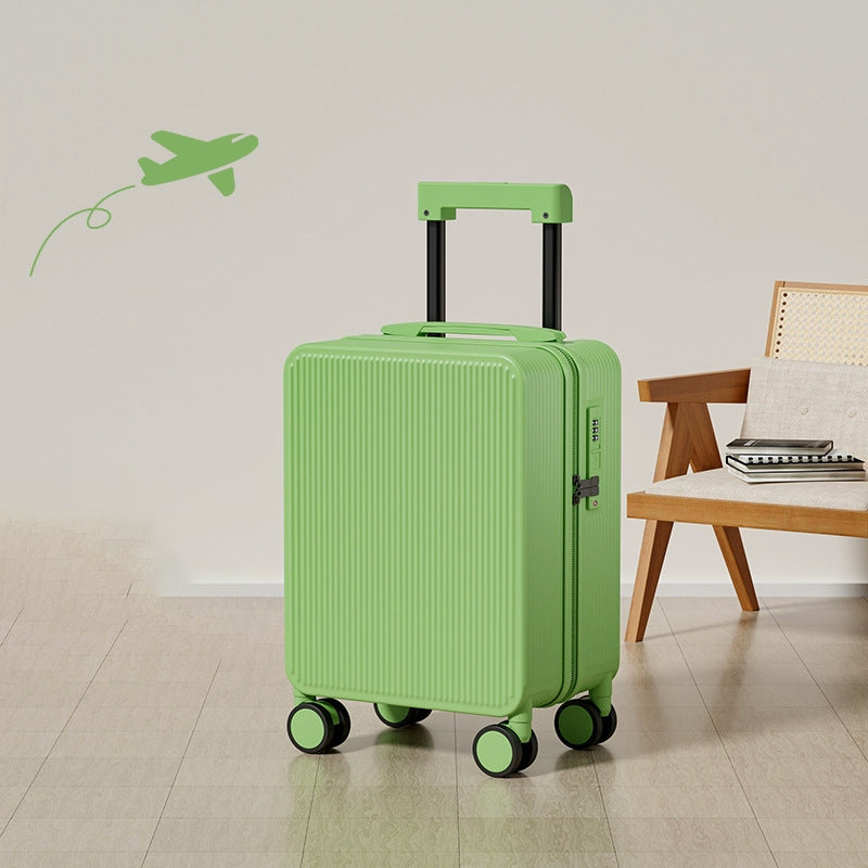 Unisex Compact Ribbed Hard Shell Carry-On Luggage Kalsten