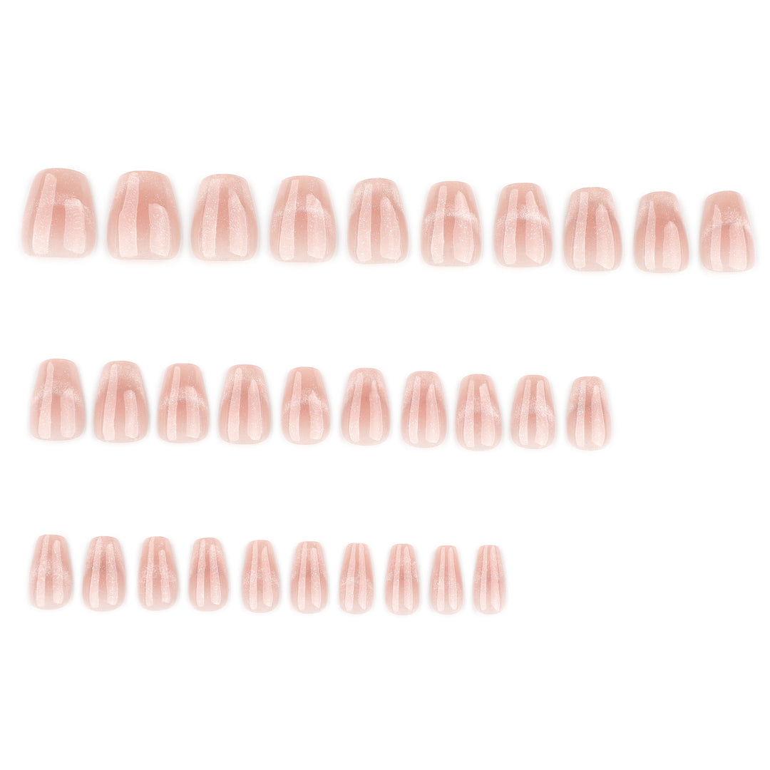 Elegant Nail Designs with Glitter and Gradient Kalsten