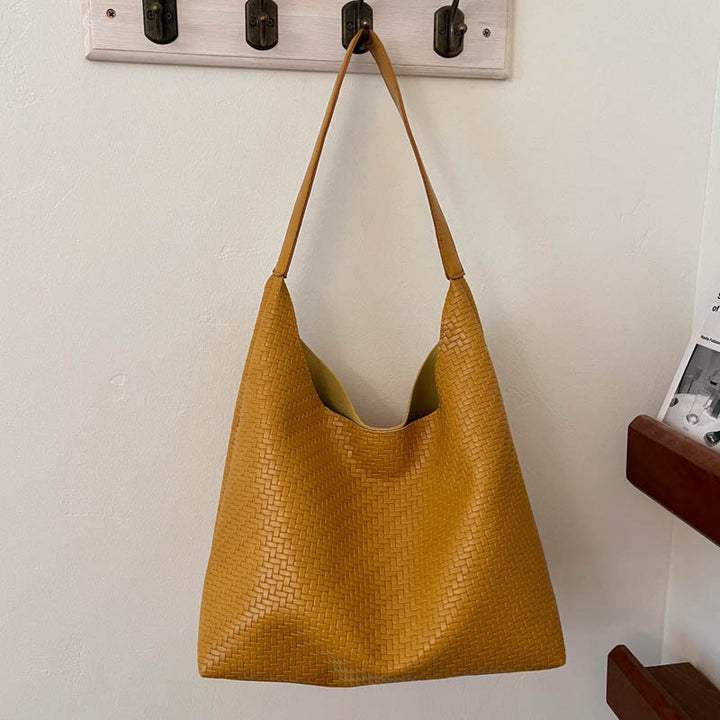 Woven Texture Shoulder Bag