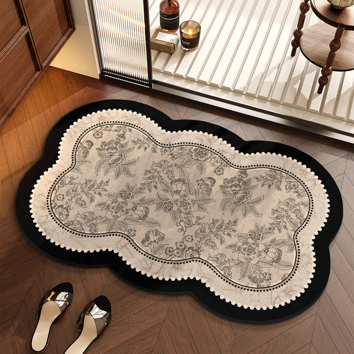 Floral Design Area Rug Kalsten