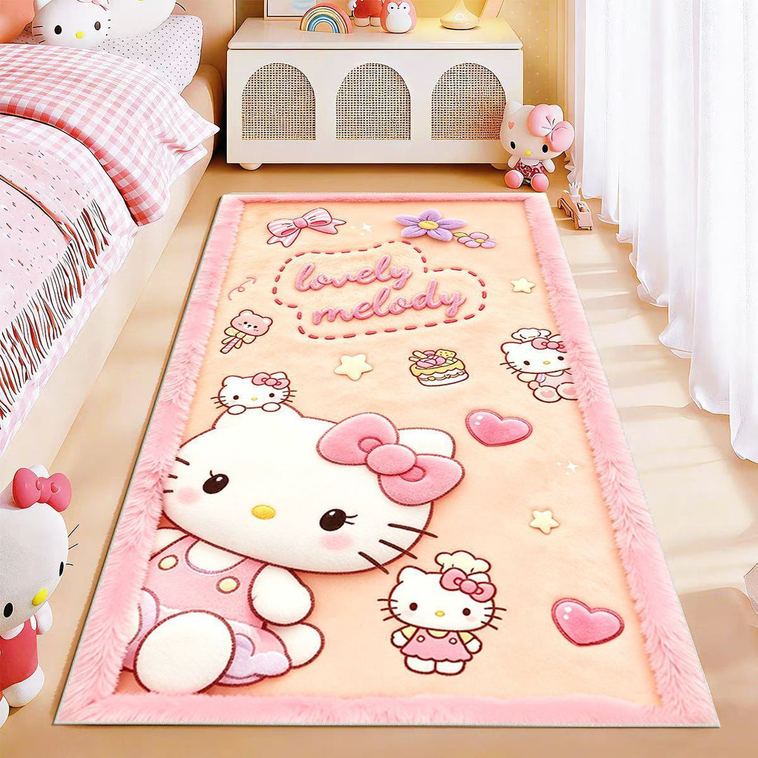 Cute Animal-Themed Plush Area Rug