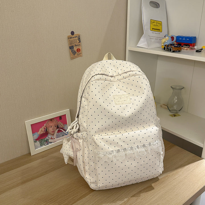Cute Polka Dot Casual Backpack Kalsten