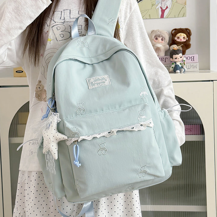 Charming Embroidered Backpack Kalsten