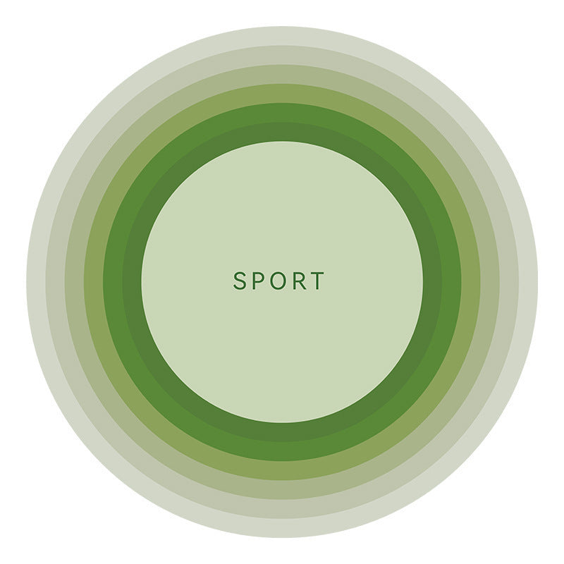Abstract Sports-Themed Area Mat Kalsten