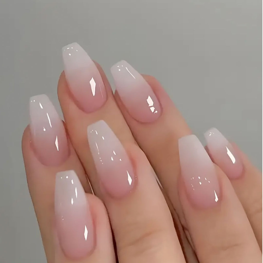 Elegant Ombre Acrylic Press-On Nails
