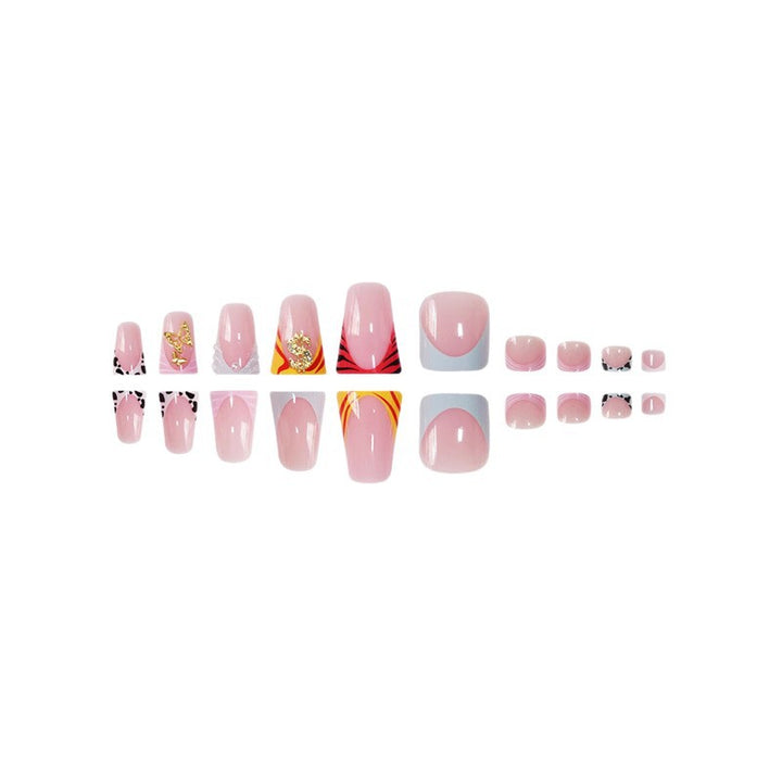 Floral 3D Nail and Pedicure Art Set Kalsten