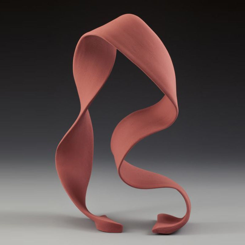 Abstract Decorative Ribbon Sculpture