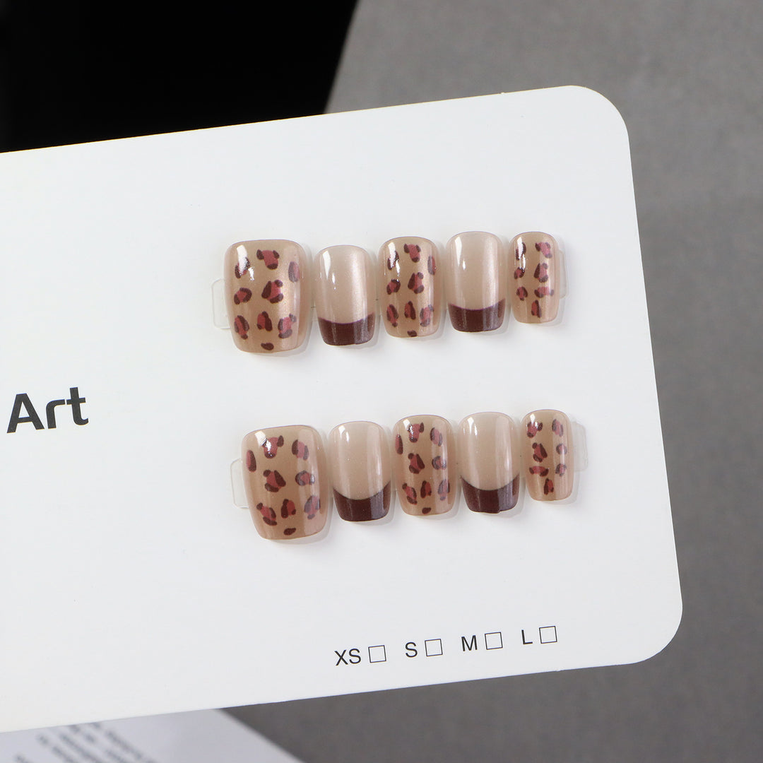 Animal Print Press-On Nail Set Kalsten