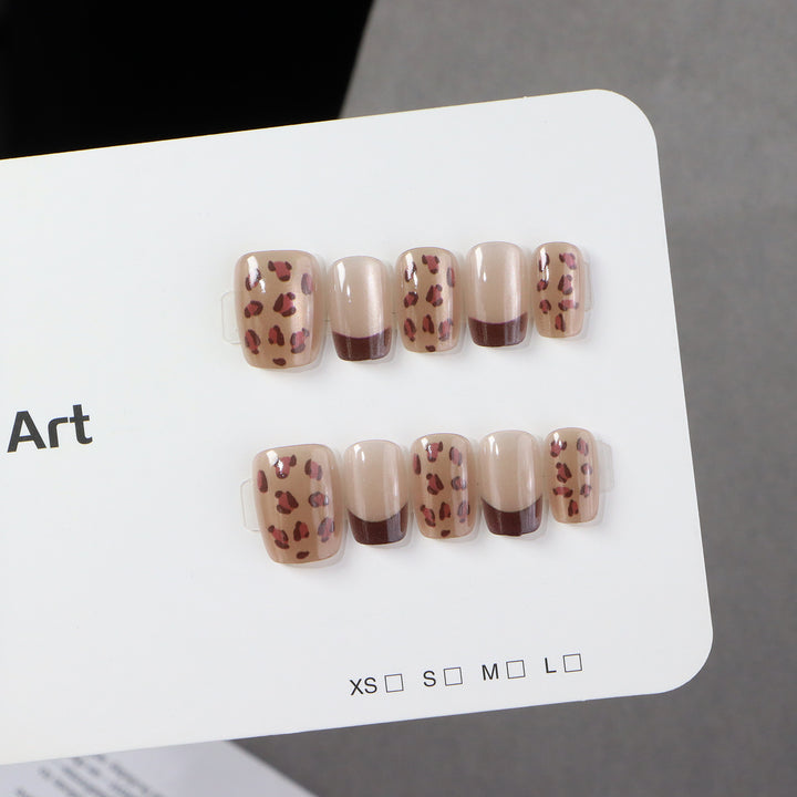 Animal Print Press-On Nail Set Kalsten