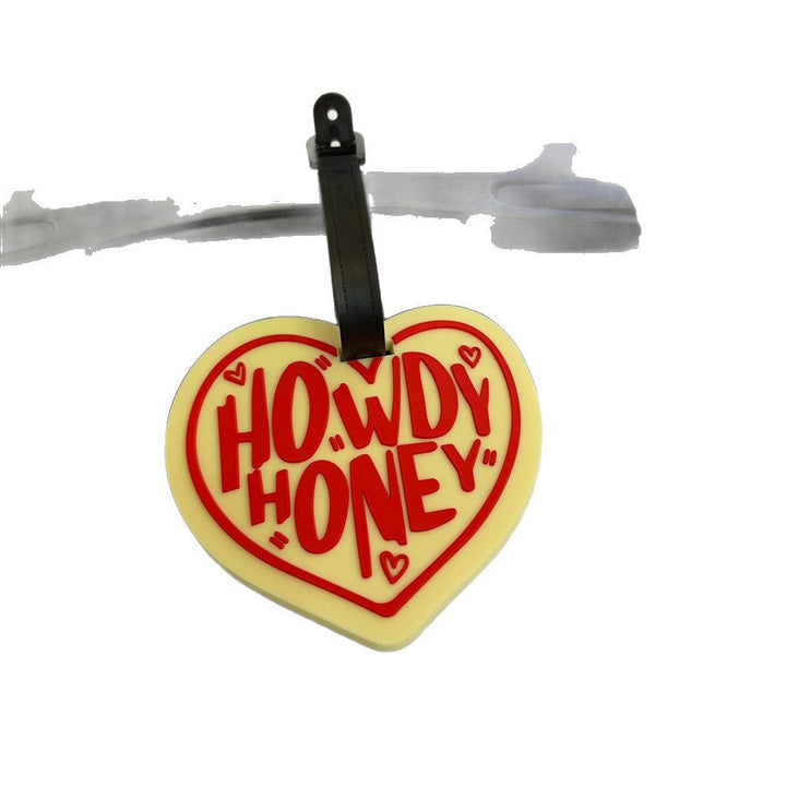 Heart-Shaped Silicone Luggage Tag Kalsten