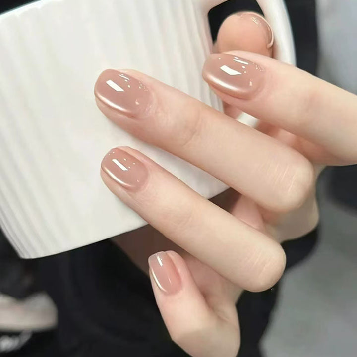 Elegant French Tip Press-On Nail Set Kalsten