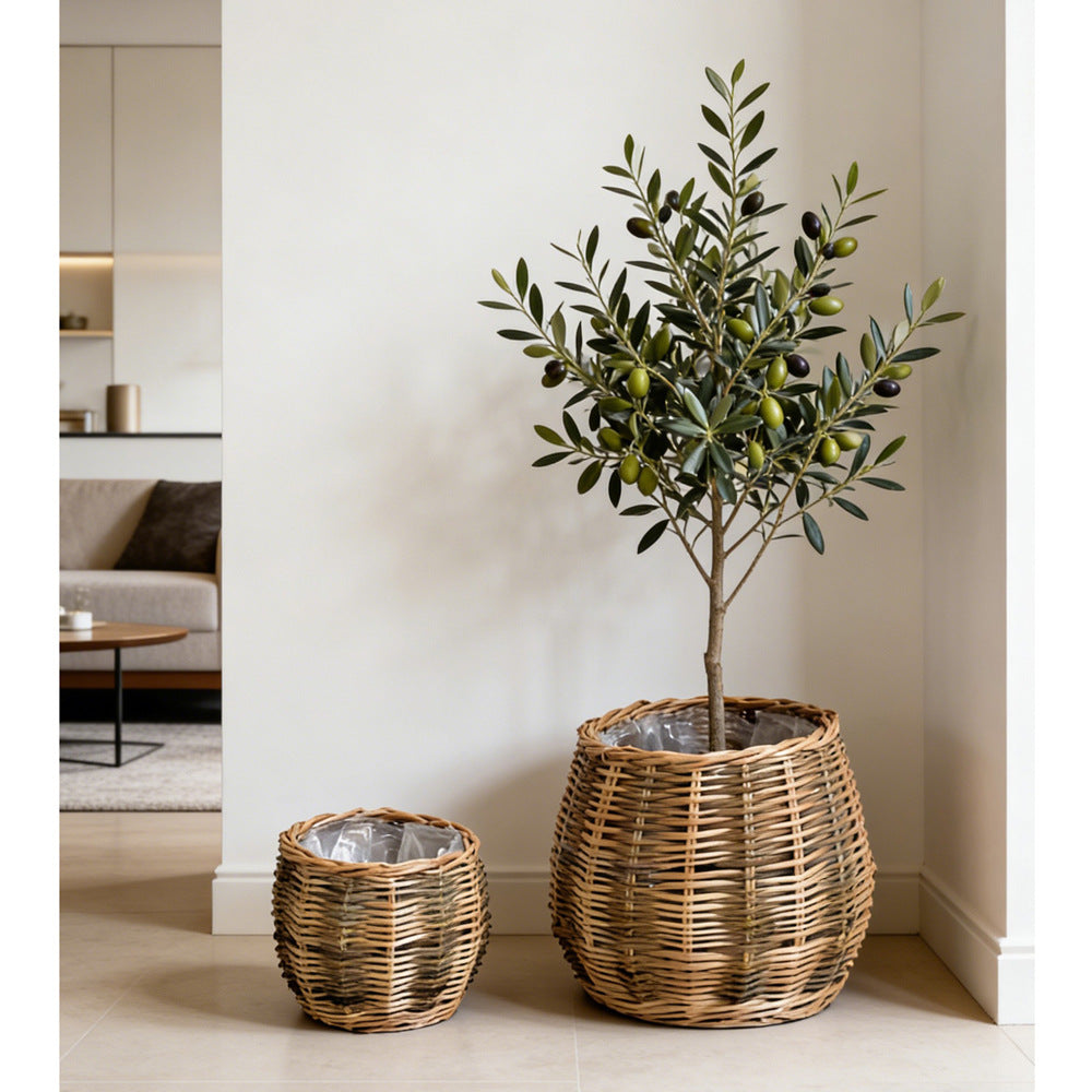 High-quality plant basket made of natural willow Kalsten