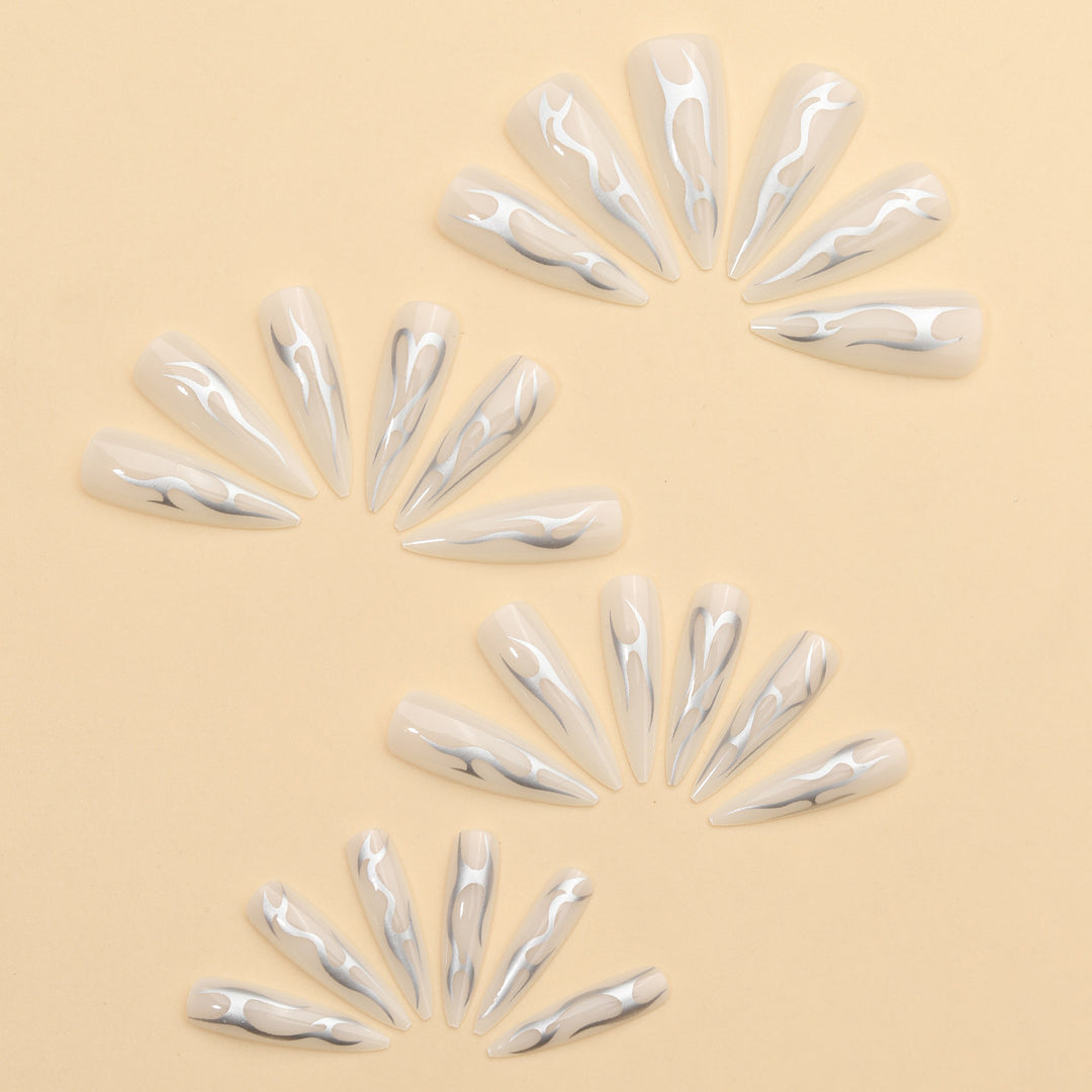 Elegant Stiletto Nail Art