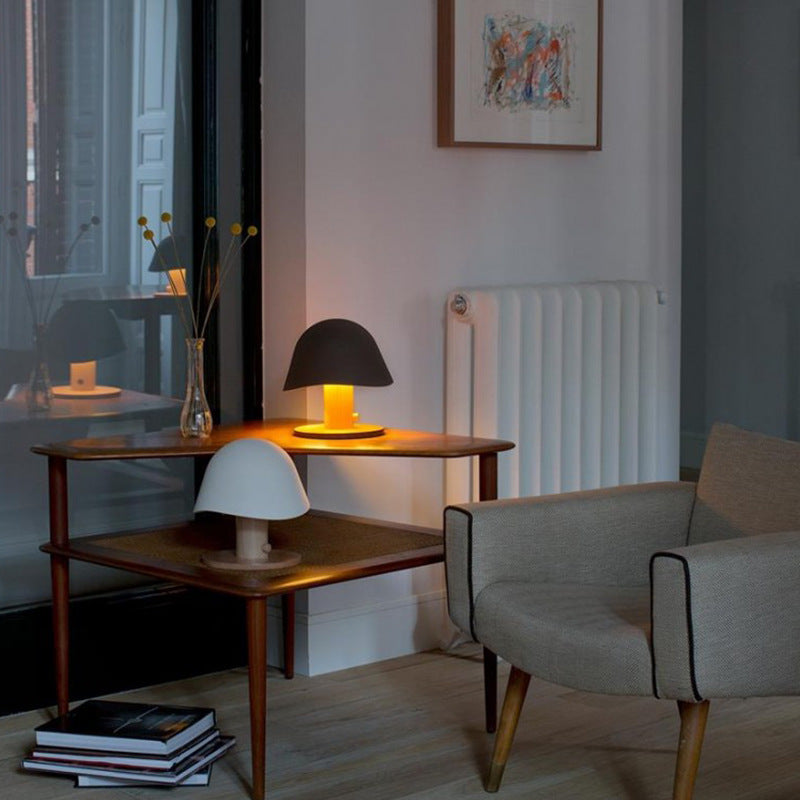 Modern Table Lamp with Unique Shade Design