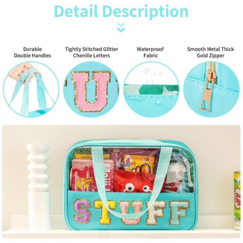 Cosmetic Organizer Bag with Clear Viewing Window Kalsten