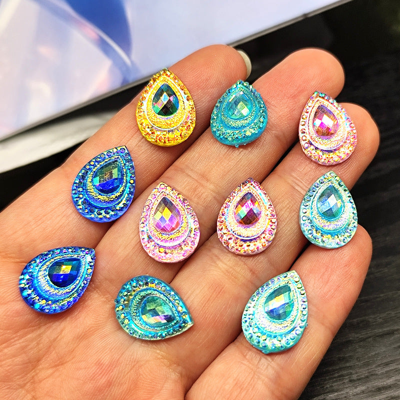 Glittering drop appliqués Kalsten