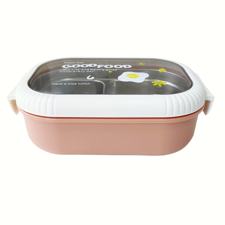 Dual-Compartment Food Storage Container