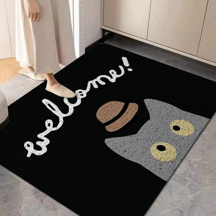 Welcome Theme Decorative Floor Mat