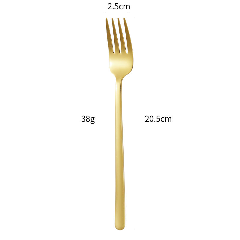 Elegant dessert spoon with luxurious golden surface Kalsten