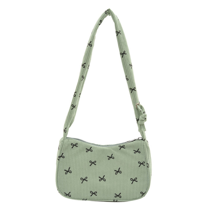 Stylish Mini Corduroy Crossbody Bag