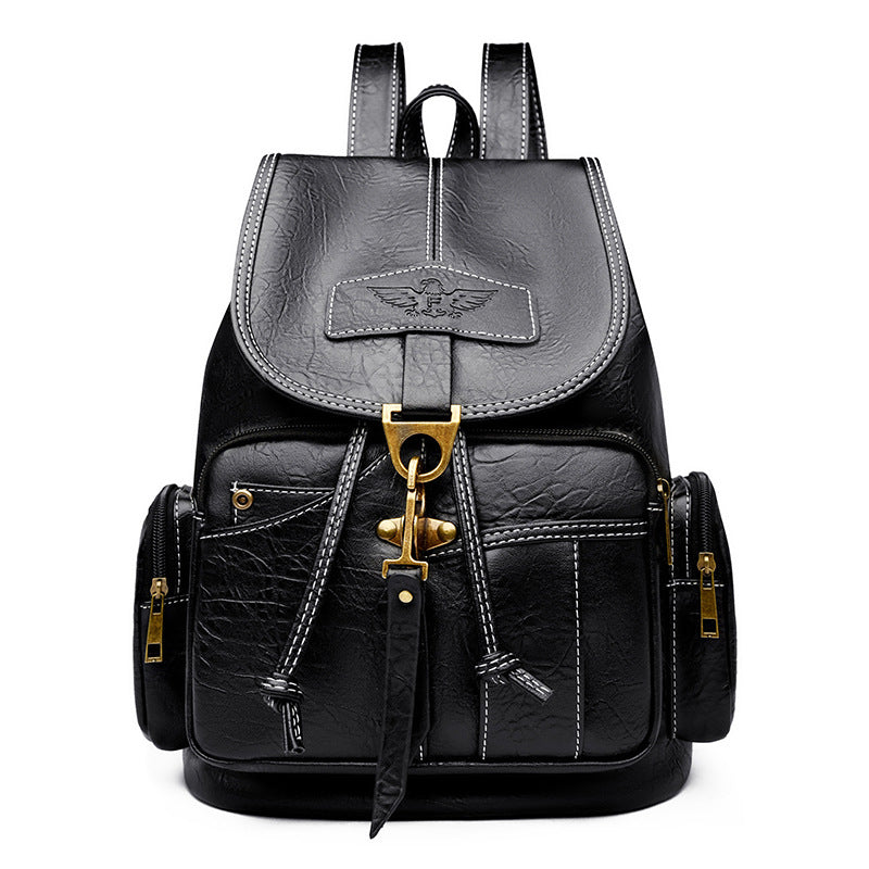 Fashionable Leather Backpack