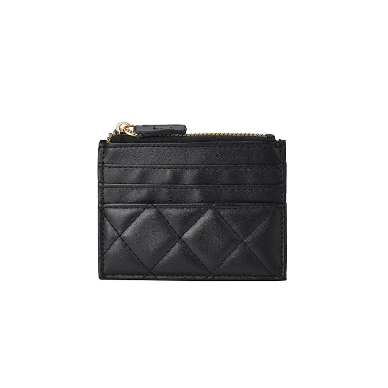 Quilted Leather Card Holder Kalsten