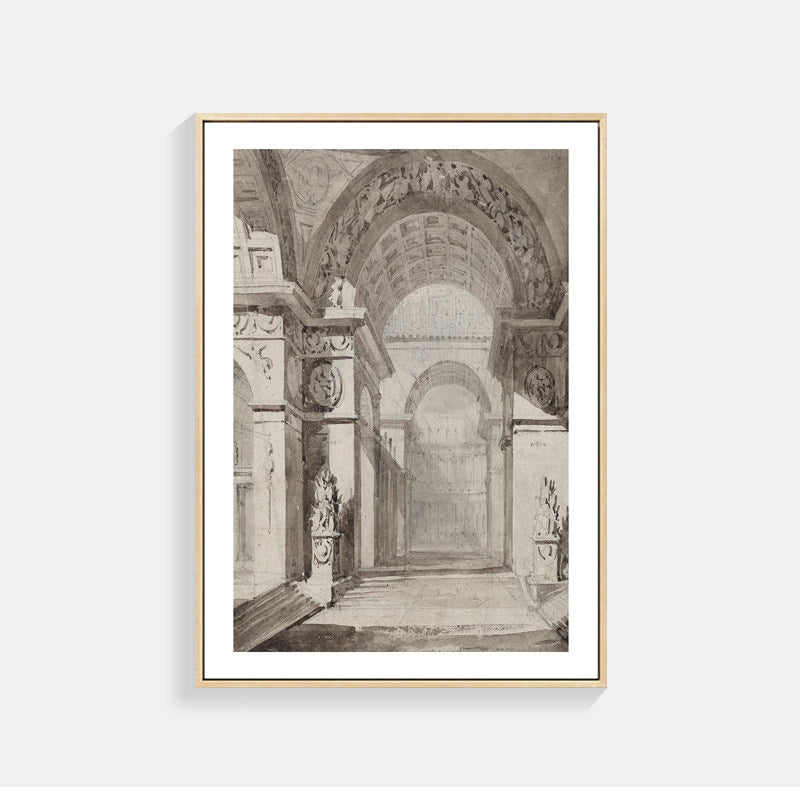 Architectural Artwork Print for Home Decor