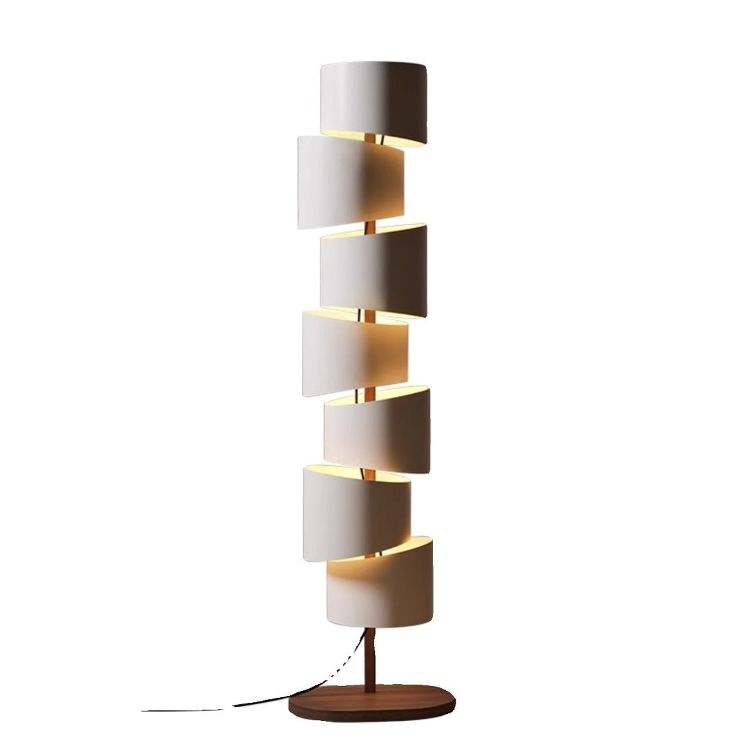 Spiraling Modern Floor Lamp