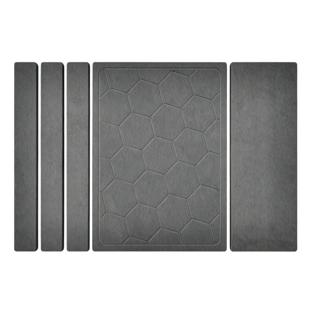 Honeycomb Design Kitchen Mat Set