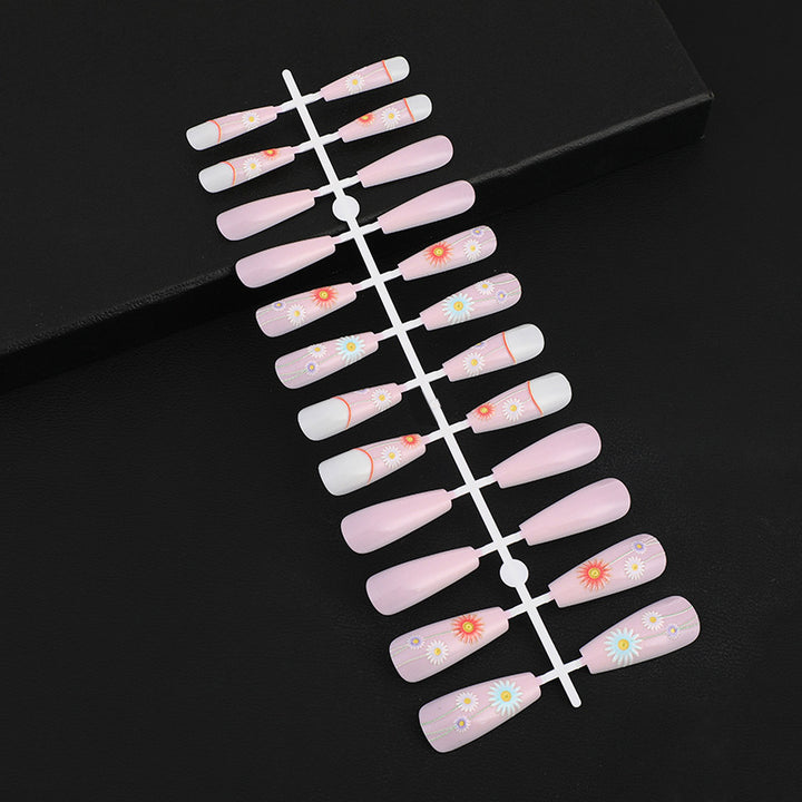 Luxury style artificial nails with intricate decorations Kalsten