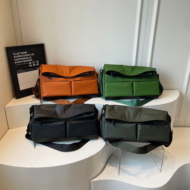Multi-Pocket Waterproof Messenger Bag Kalsten