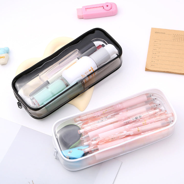 Transparent Pencil Case with Floral Design Kalsten