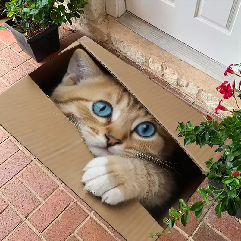 Artistic Cat Decorative Mat
