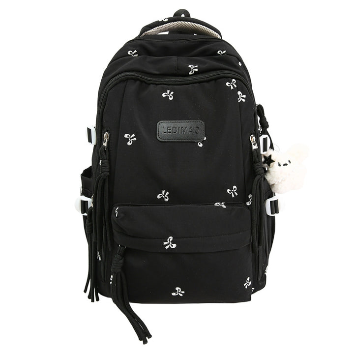 Casual Embroidered School Backpack Kalsten