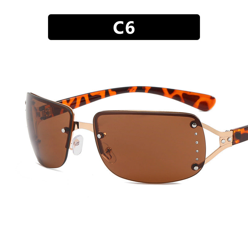 Women's futuristic, sleek Shield sunglasses Kalsten