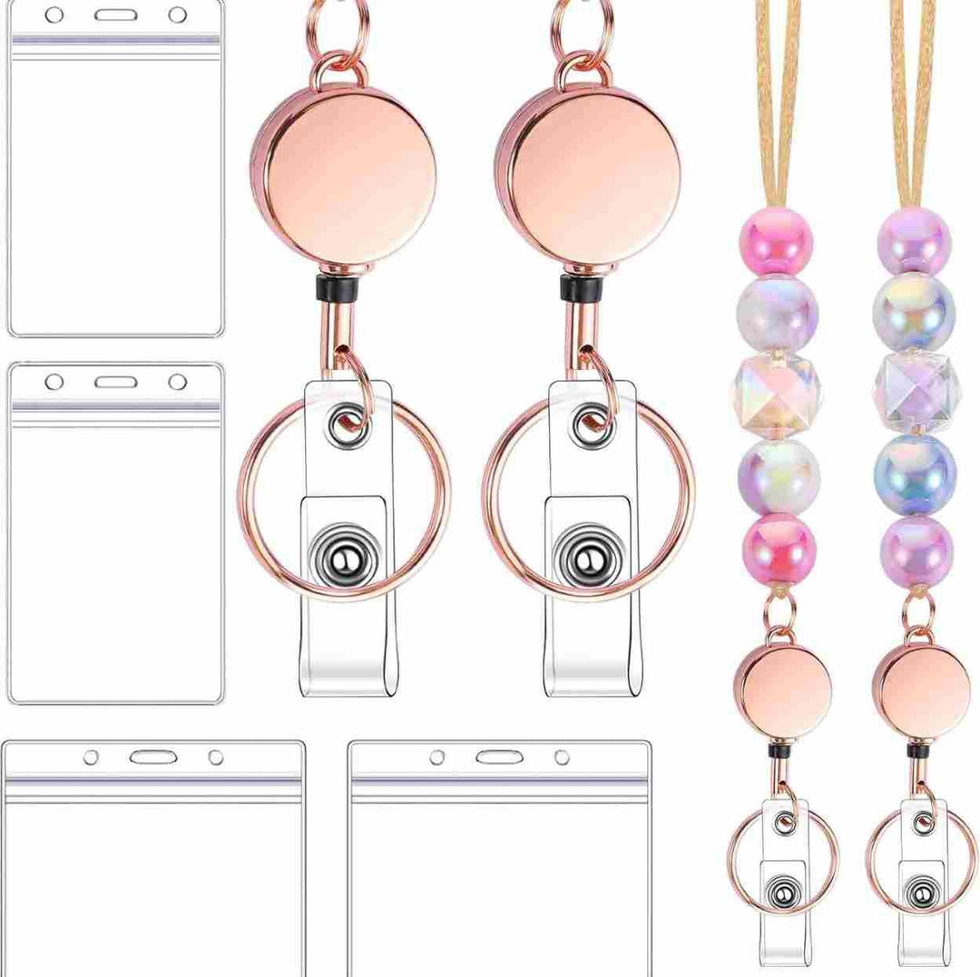 Decorative Beaded ID Badge Lanyard Kalsten