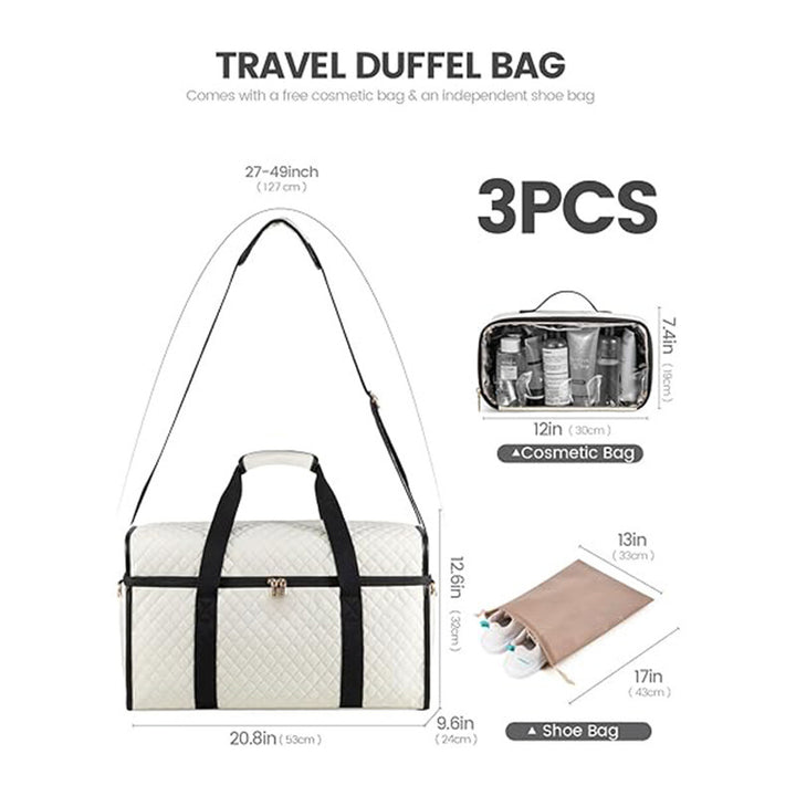 Elegant cosmetic storage bag with removable organizer Kalsten