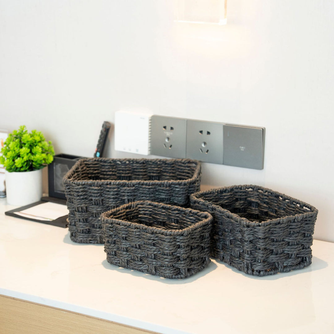 Multi-Purpose Woven Storage Baskets Kalsten
