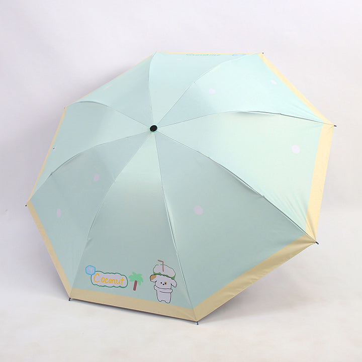 Ladies Folding Umbrella with Cute Design Kalsten
