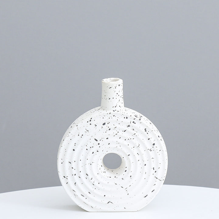 Decorative Round Ceramic Vase Kalsten