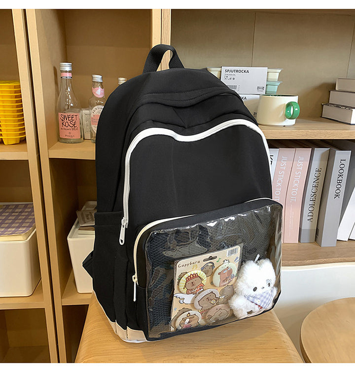 Stylish Kids' Backpack with Plush Decor