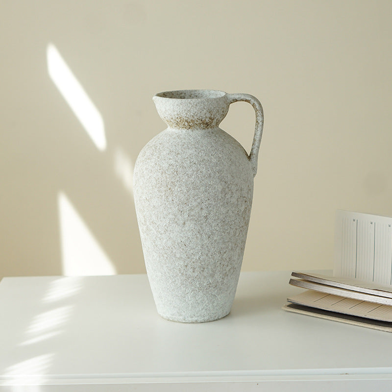 Decorative Stoneware Pitcher