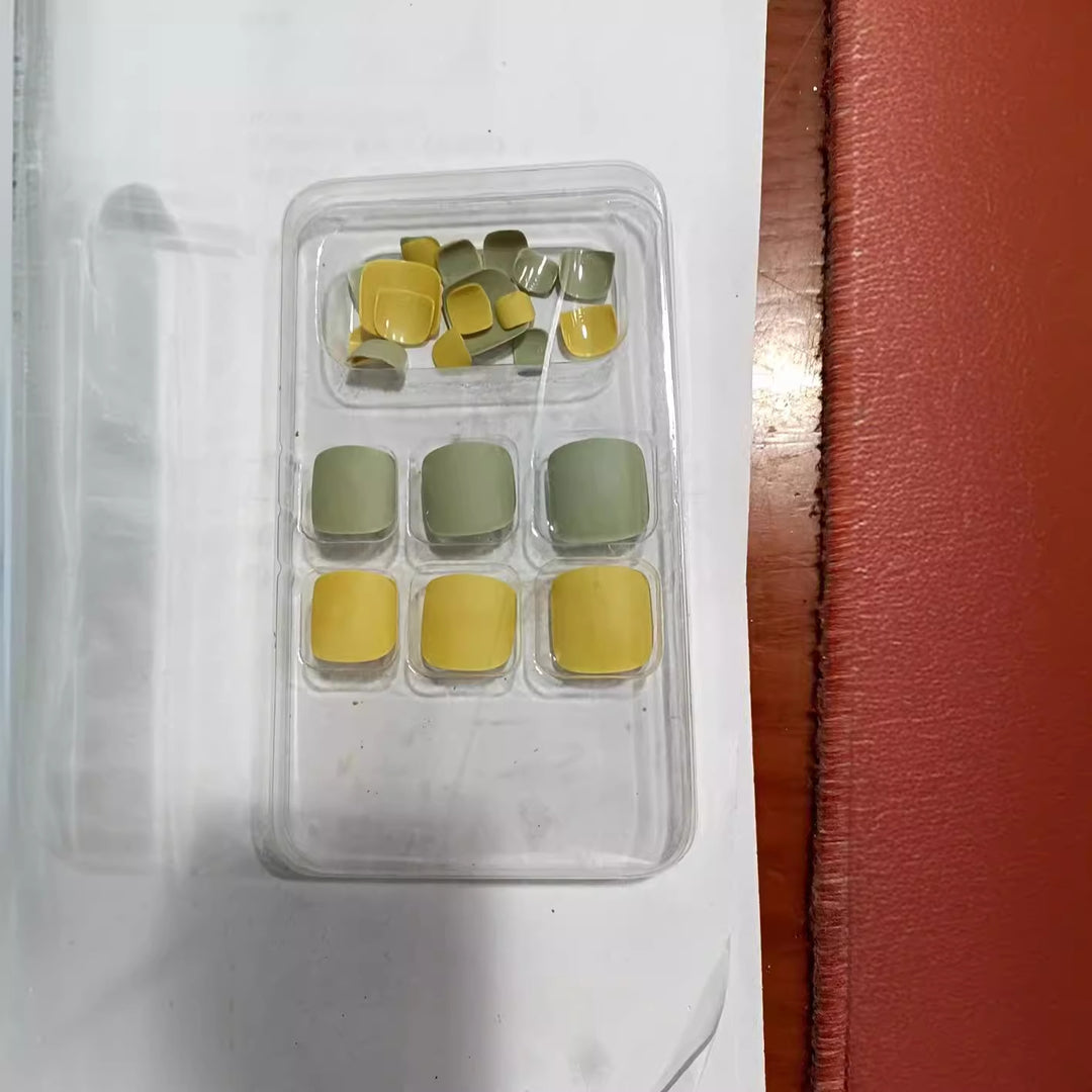 Matte Finish Press-On Nail Tips Set Kalsten